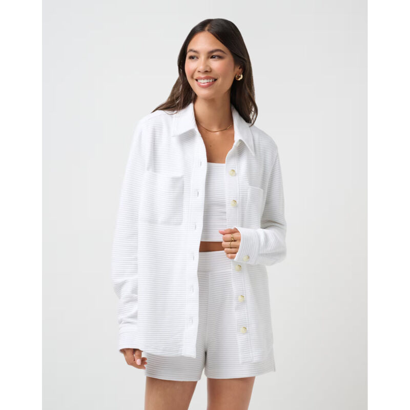 TravisMathew Coastal Rib Yacht Me Shacket Womens image number 0