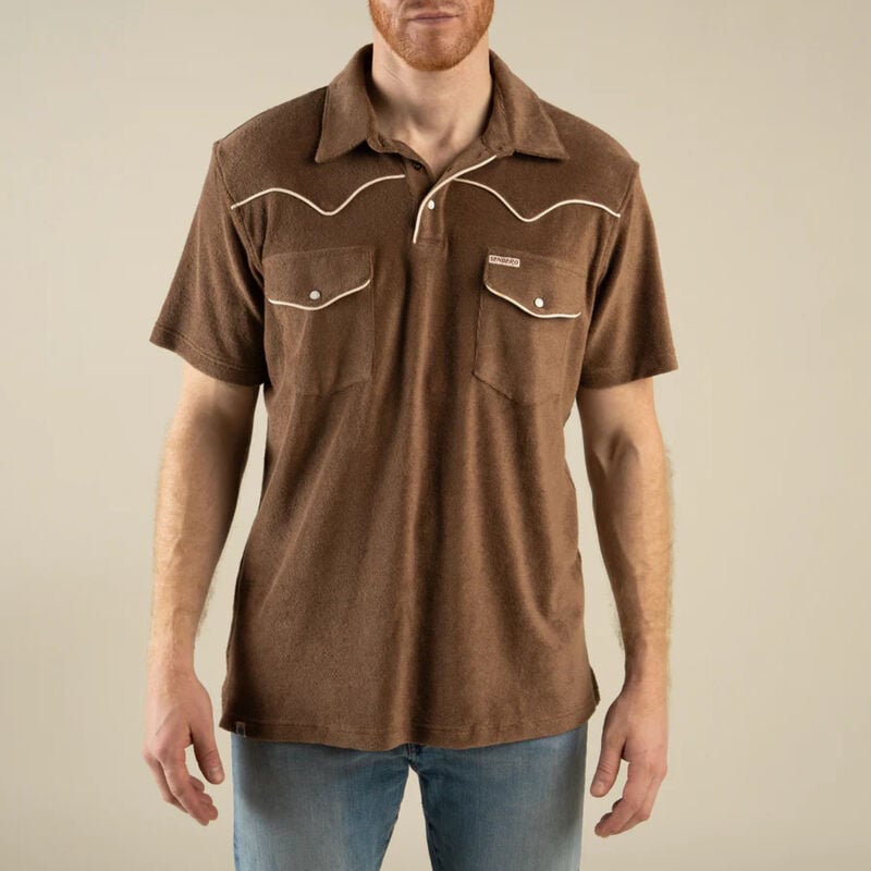 Sendero Cantina Terry Polo Mens image number 2