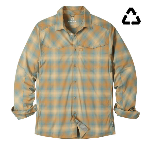 Club Ride Go Long Spring Chill Western Ride Shirt Mens