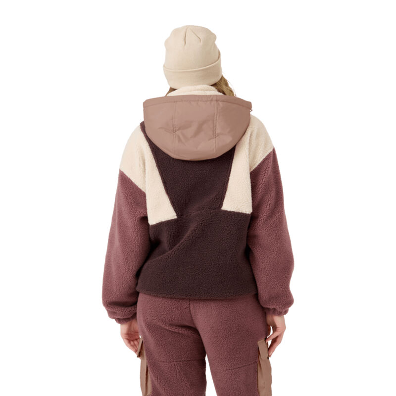 Roxy Rita Half Zip Sherpa Anorak Womens image number 1