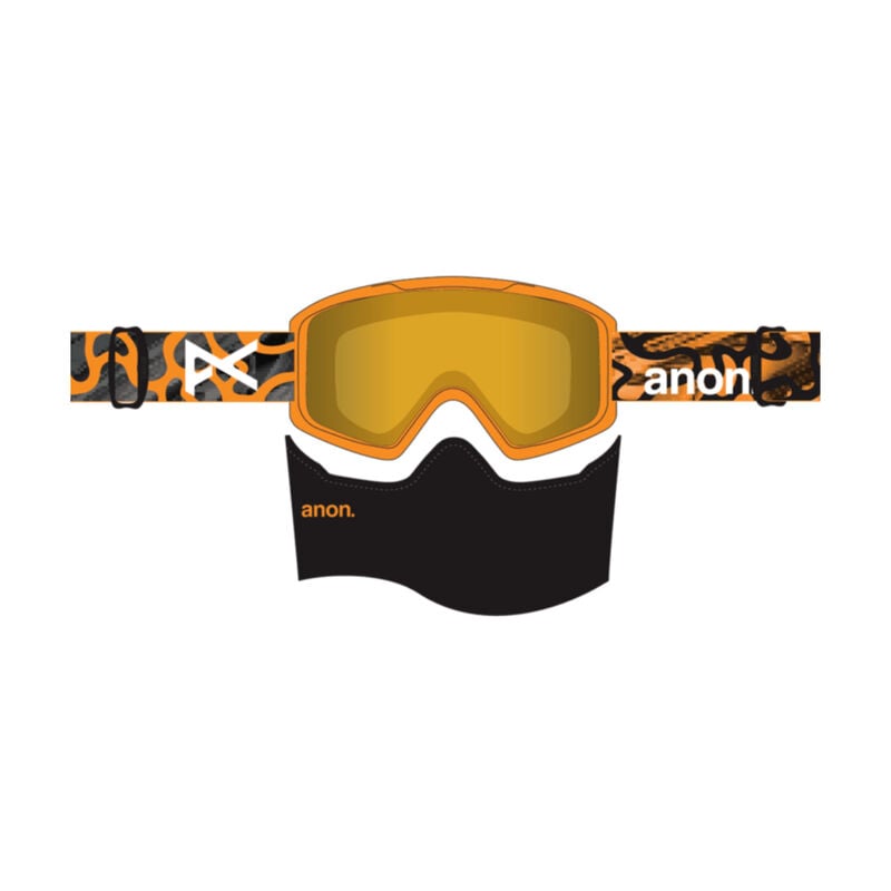 Anon Tracker 2.0 Goggles + Gold Amber Lens Kids image number 4