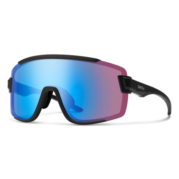 Smith Wildcat Sunglasses + ChromaPop Low Light Rose Blue Mirror Lens