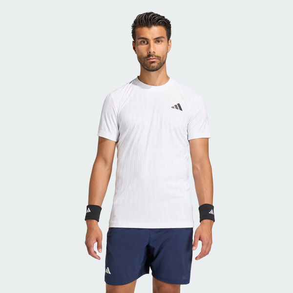 Adidas Tennis Climacool + Airchill Freelift T-Shirt Mens - White