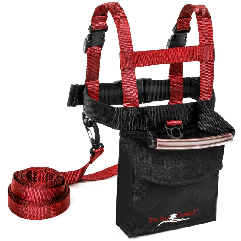 Lucky Bums Ski Trainer Harness with Grip ‘n Guide Handle, Leashes and Backpack image number 0