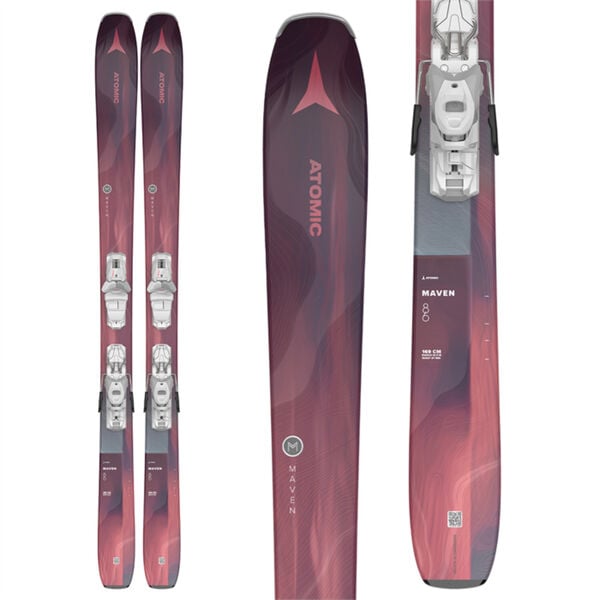 Atomic Maven 86 R Skis + M10 GW Bindings Womens