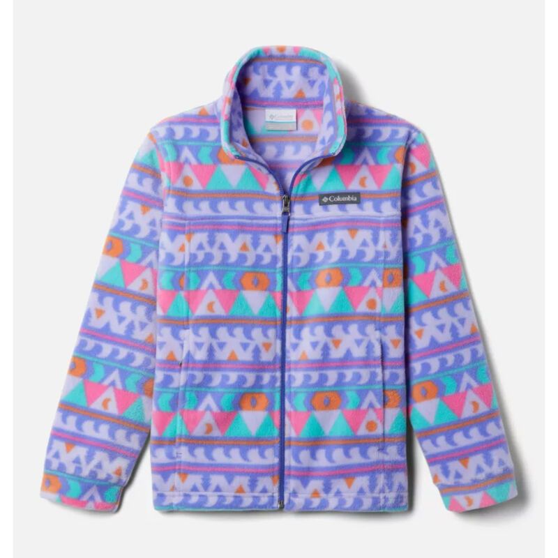 Columbia Zing III Printed Fleece Jacket Junior Girls image number 0