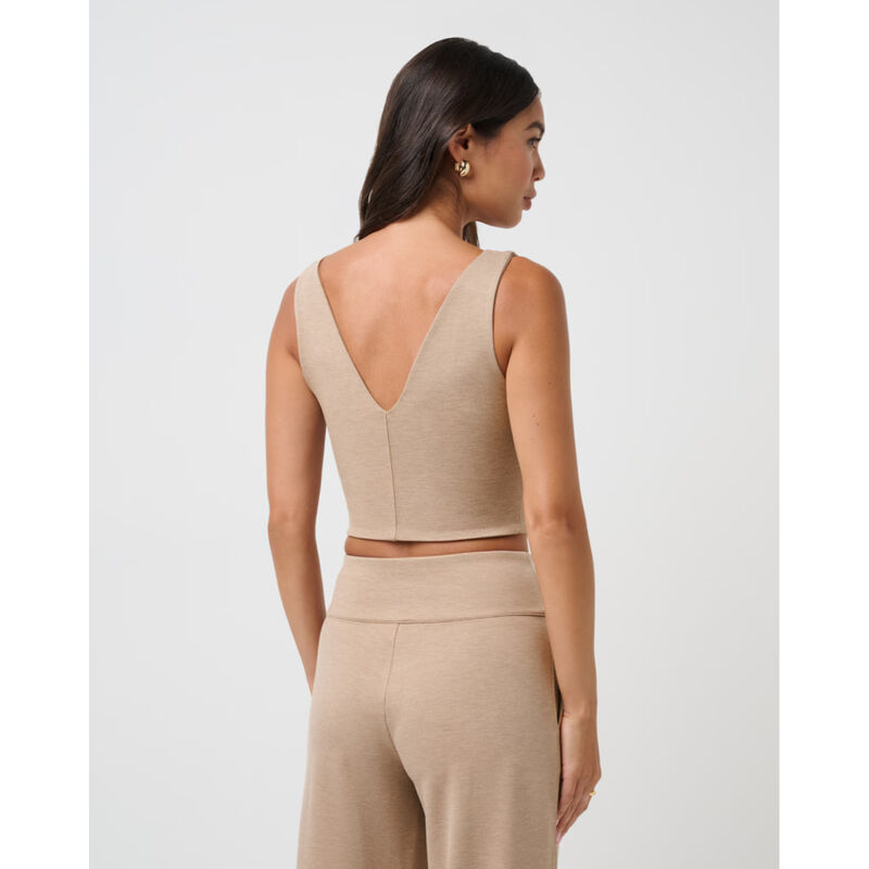 TravisMathew Friday Ponte Square Tank Womens image number 1