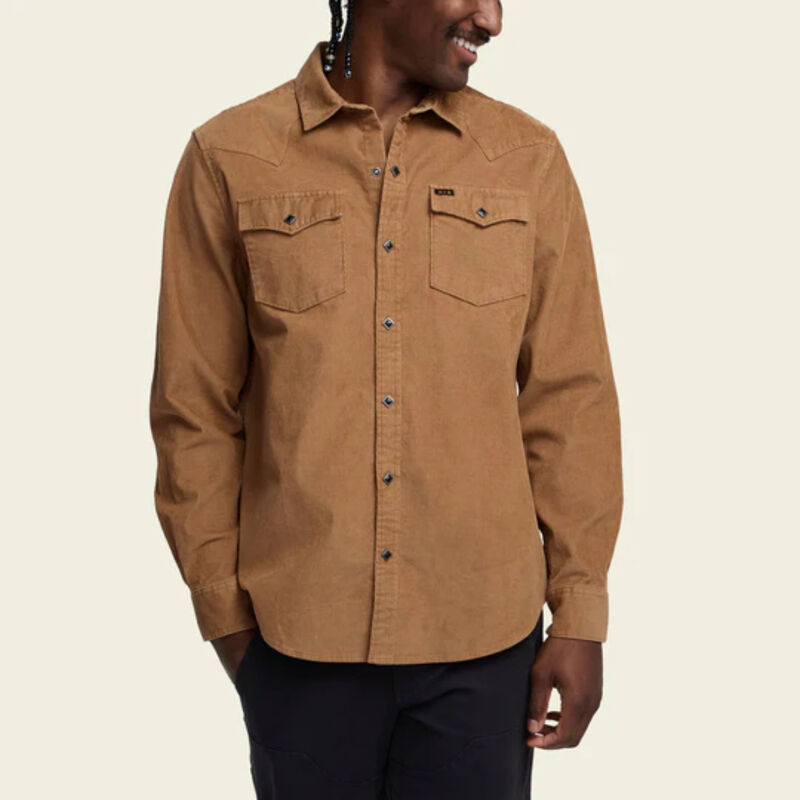 Howler Brothers Banning Corduroy Snapshirt Mens image number 1