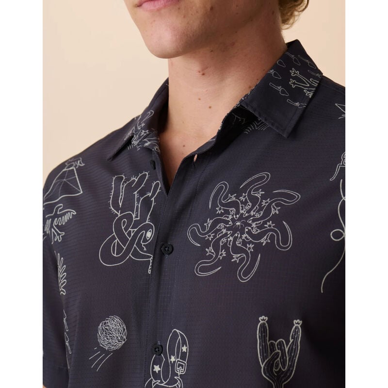 Baja Llama Desert Martians Button Up Shirt Mens image number 5