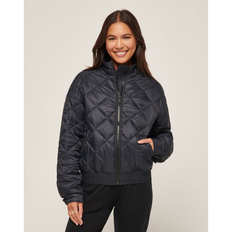 TravisMathew Lights At Night Quilted Jacket Womens image number 0