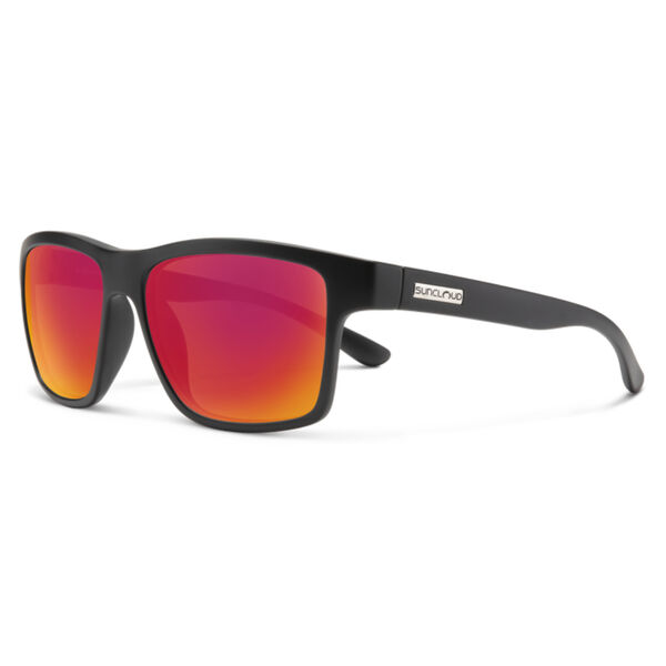 Suncloud A-Team Sunglasses + Polarized Red Mirror Lens