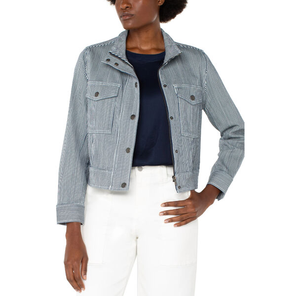 Liverpool Utility Crop Jacket Womens