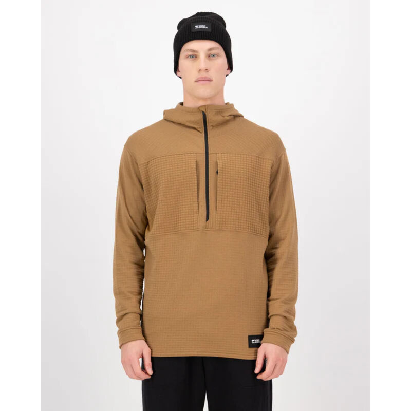Mons Royale Offgrid Merino Fleece 1/2 Zip Long Sleeve Mens image number 1