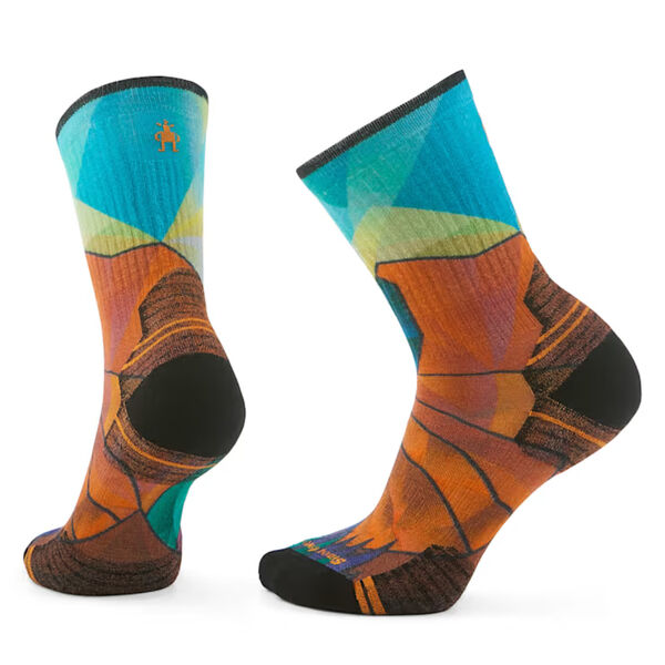 Smartwool Hike Mountain Prism Print Crew Socks Womens