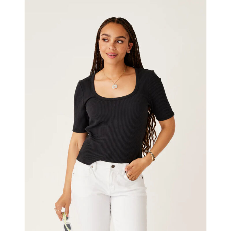 Carve Designs Asher Rib Top Womens image number 0