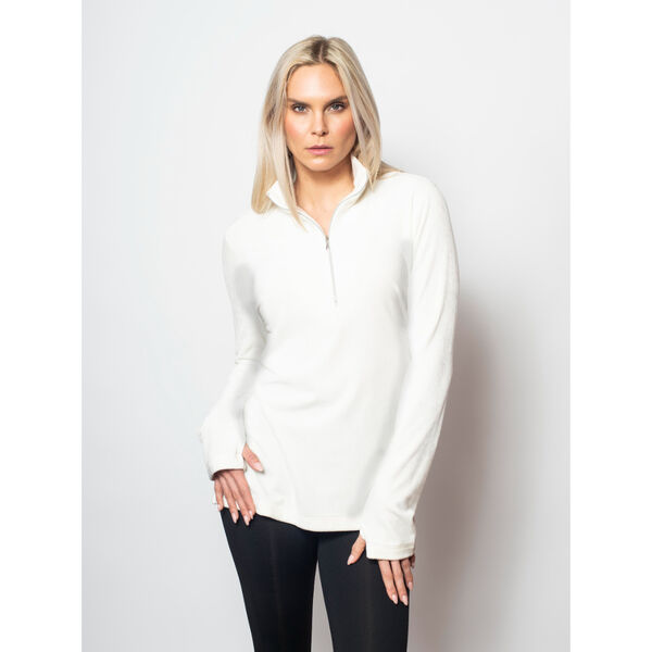 Sno Skins Plush Microfleece Zip Neck Womens