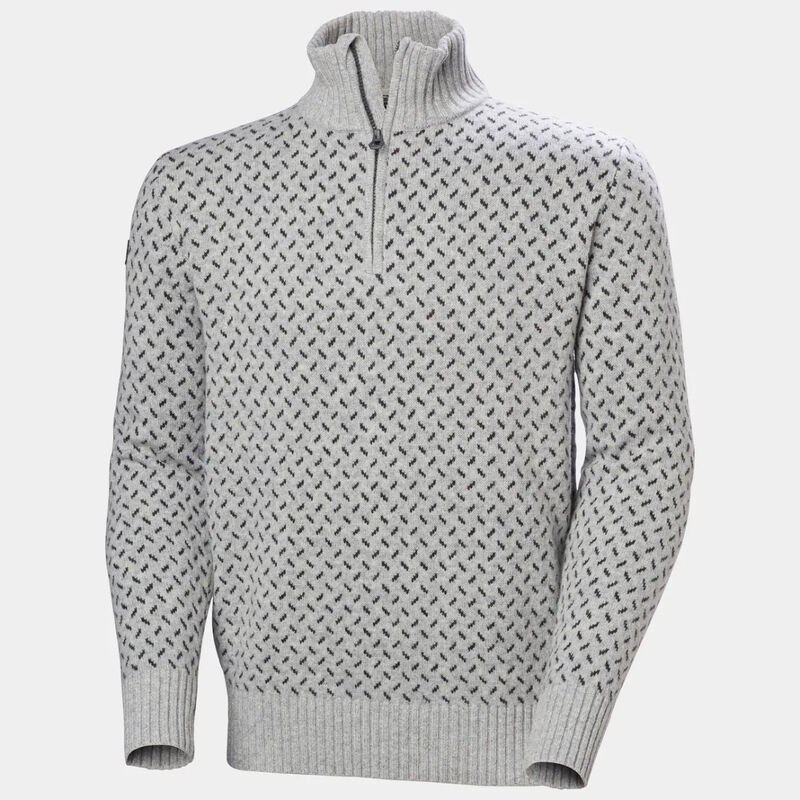 Helly Hansen Arctic Ocean Icelander Wool Knit &frac12; Zip Sweater Mens image number 0