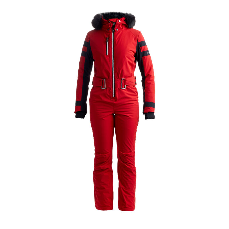 Nils Deer Valley Stretch Suit w/ Faux Fur Hood Womens image number 0