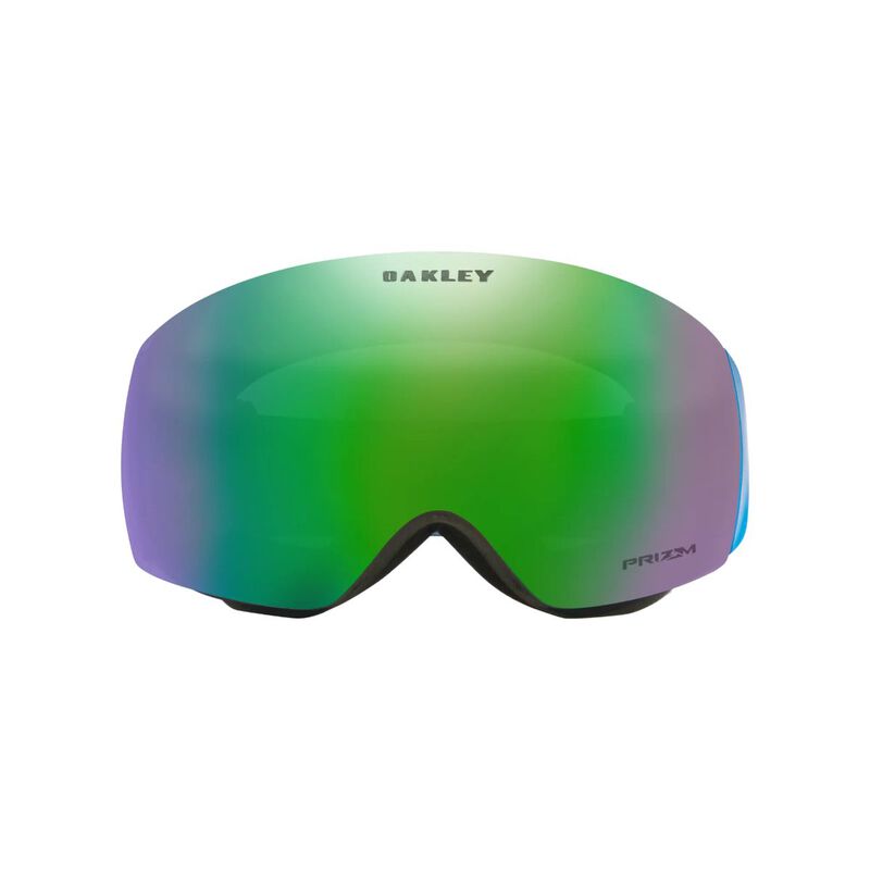 Oakley Flight Deck XM - Mikaela Shiffrin Signature, Prizm Snow Jade Iridium Lenses w/ Abstract Blue Strap Goggles image number 1