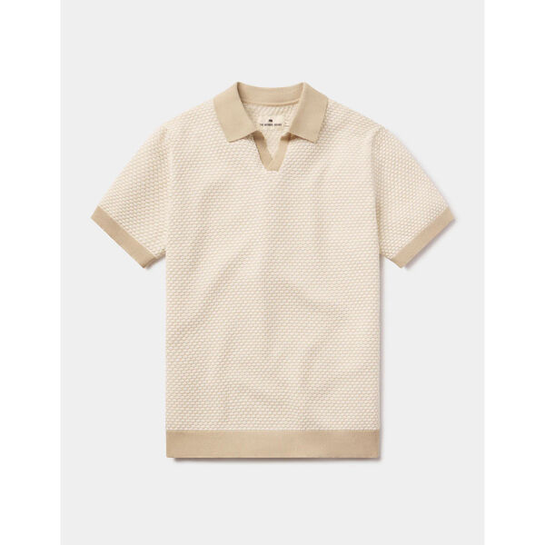 The Normal Brand Robles Knit Jacquard Polo Mens