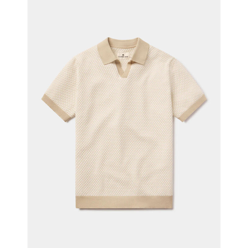 The Normal Brand Robles Knit Jacquard Polo Mens image number 0