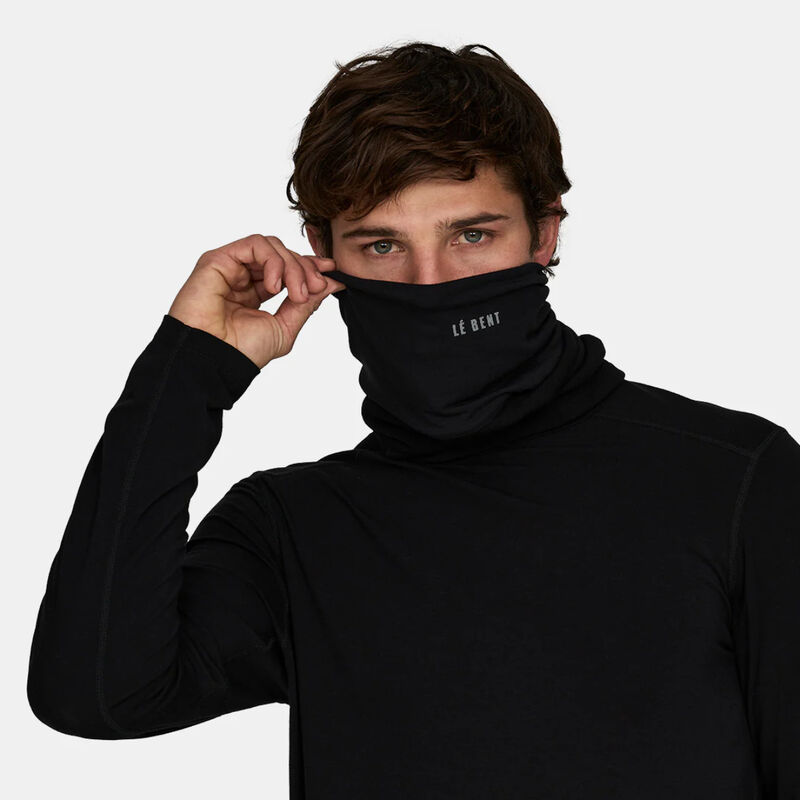 Le Bent Double Up Heavyweight Grid Fleece Neck Gaiter image number 1