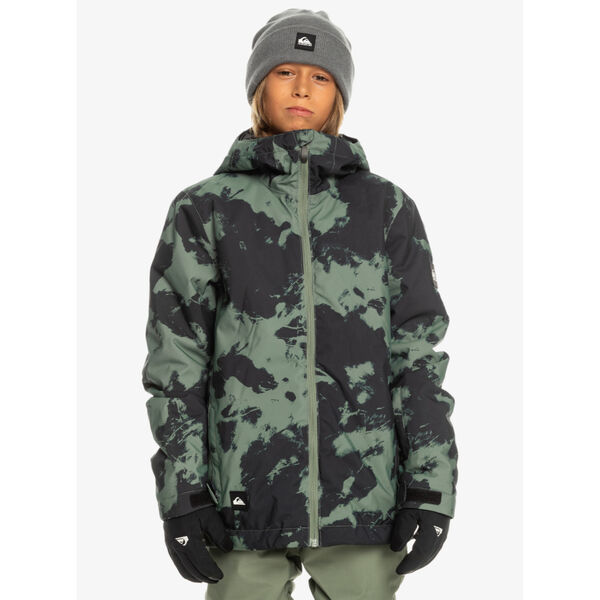 Quiksilver Mission Printed Block Insulated Snow Jacket Junior Boys
