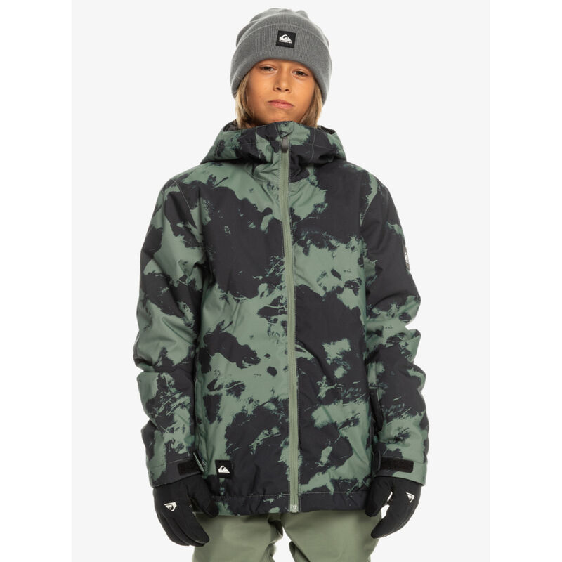 Quiksilver Mission Printed Block Insulated Snow Jacket Junior Boys image number 0