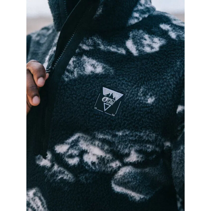 Picture Kimag Printed 1/4 Fleece Mens image number 6