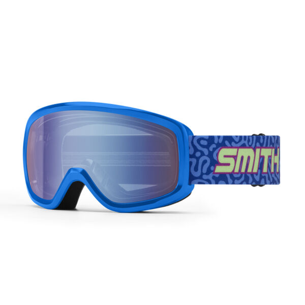 Smith Snowday Goggles + Blue Sensor Mirror Lens Youth
