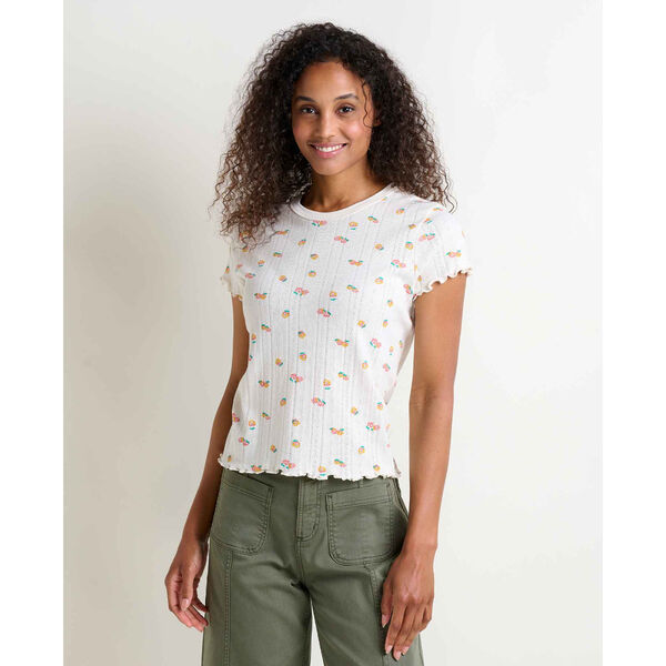 Toad&Co Foothill Pointelle Baby Tee Womens