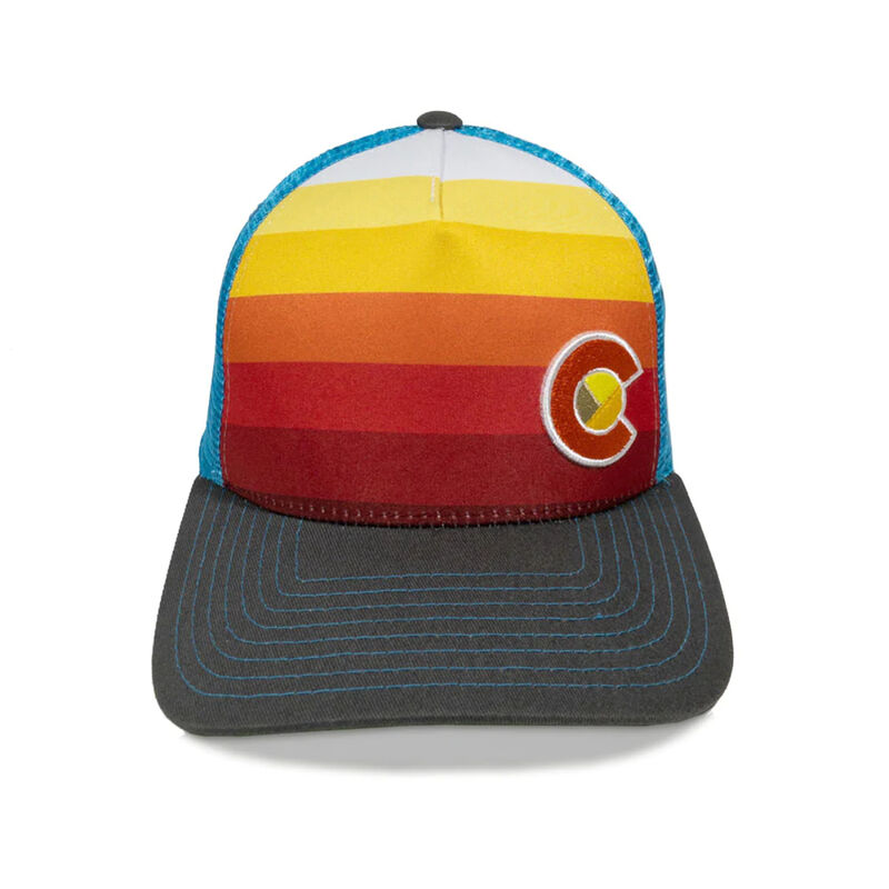 YoColorado Sunset Fader Trucker Hat image number 1