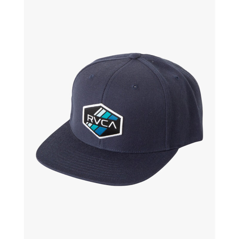 RVCA Stripe Hex Snapback Mens image number 0