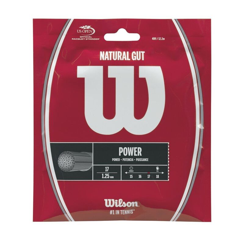 Wilson Natural Gut Power Tennis String 17 image number 0