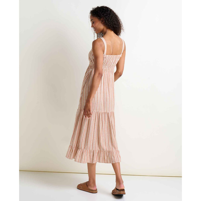 Toad&Co Taj Hemp Tiered Midi Dress Womens image number 1