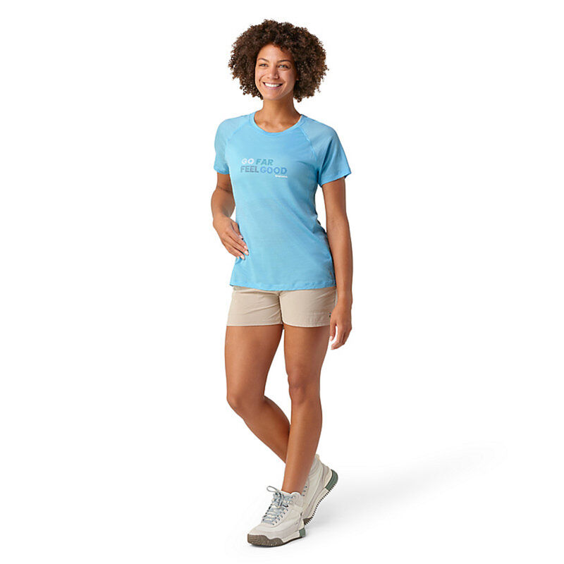 Smartwool Active Ultralite Go Far, Feel Good® Graphic Short Sleeve Tee Womens image number 1
