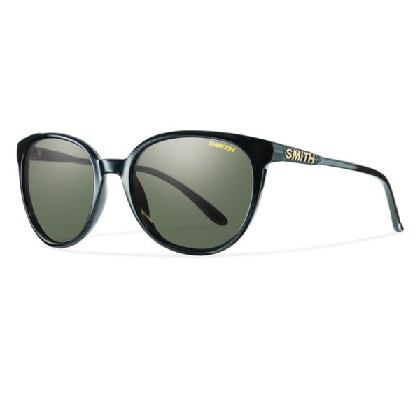 Smith Cheetah Sunglasses Black + Polarized Gray Green Lens