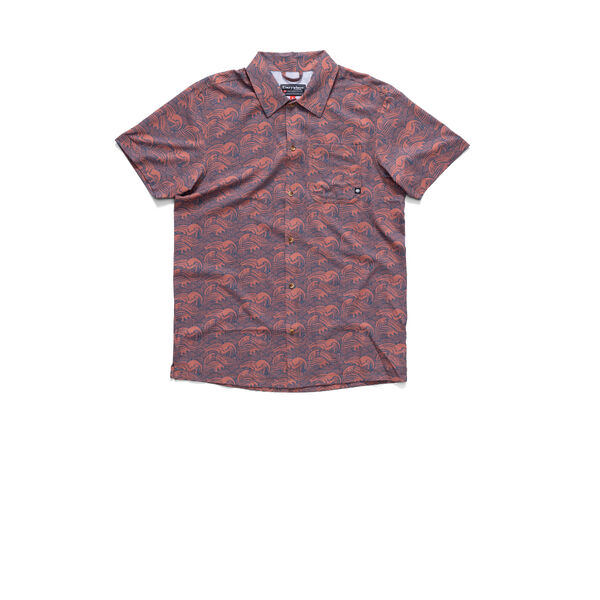 686 Nomad Perforated Button Down Shirt Mens