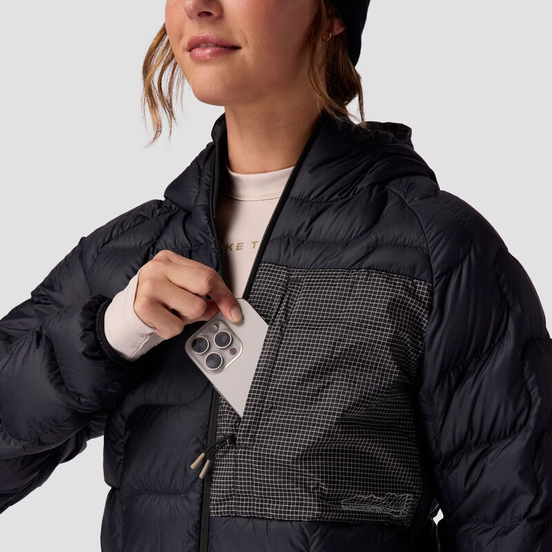 Backcountry Waas ALLIED Down Hooded Jacket Womens image number 3