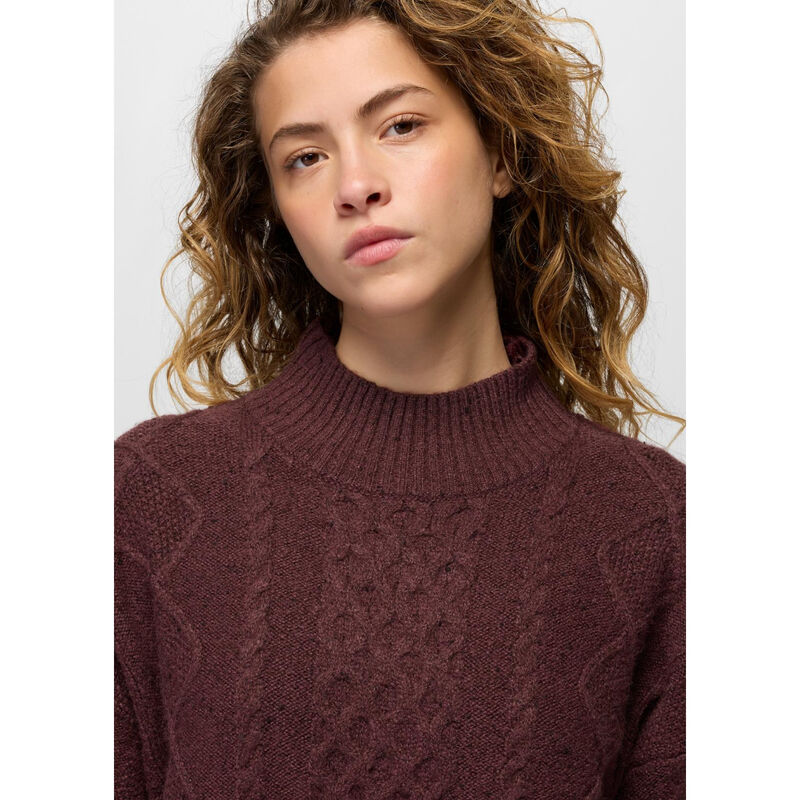 prAna Amber Mountain Cable Sweater Womens image number 3