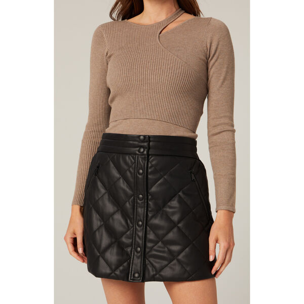 Alp N Rock Emilia Quilted Mini Skirt Womens