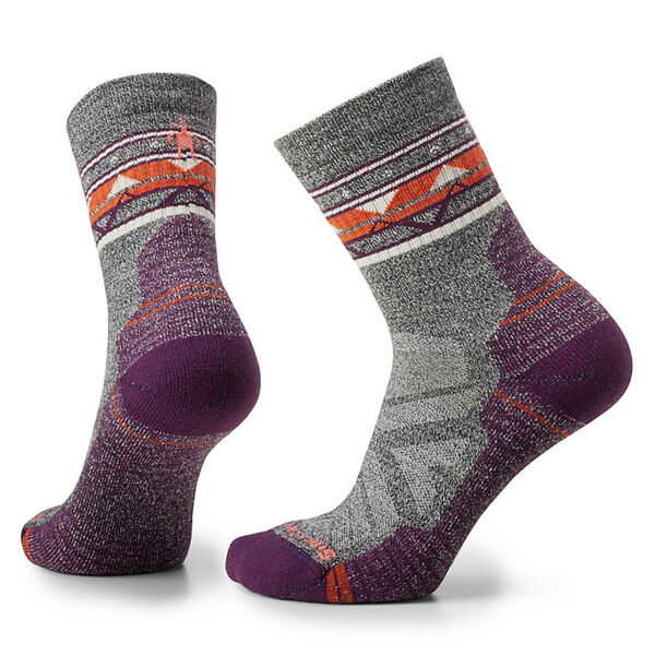 Smartwool Hike Zig Zag Light Cushion Crew Socks Womens