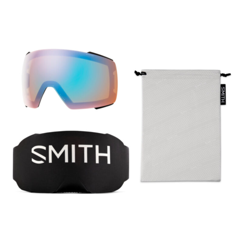 Smith I/O Mag Low Bridge Fit Goggles + ChromaPop Everyday Green Mirror Lens image number 5