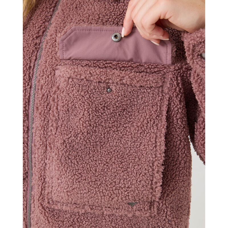 Roxy Amelia Cropped Boucle Jacket Womens image number 2