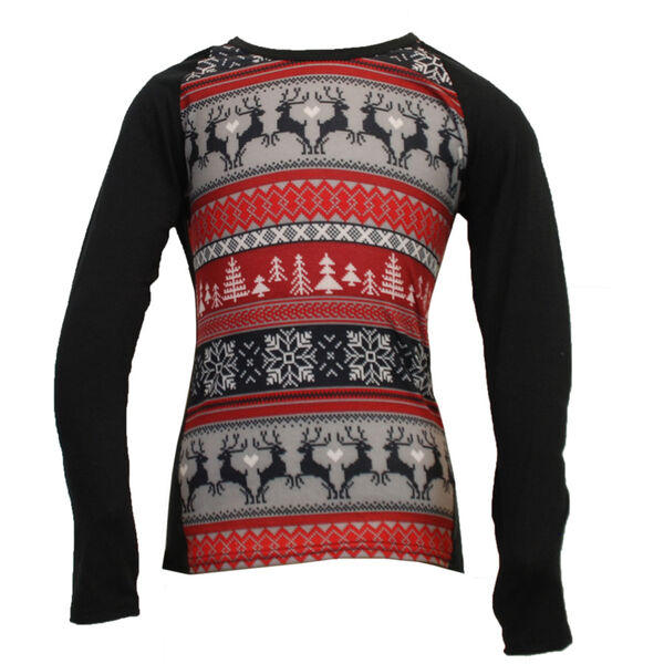 Hot Chillys Original Print Scoop Neck Girls