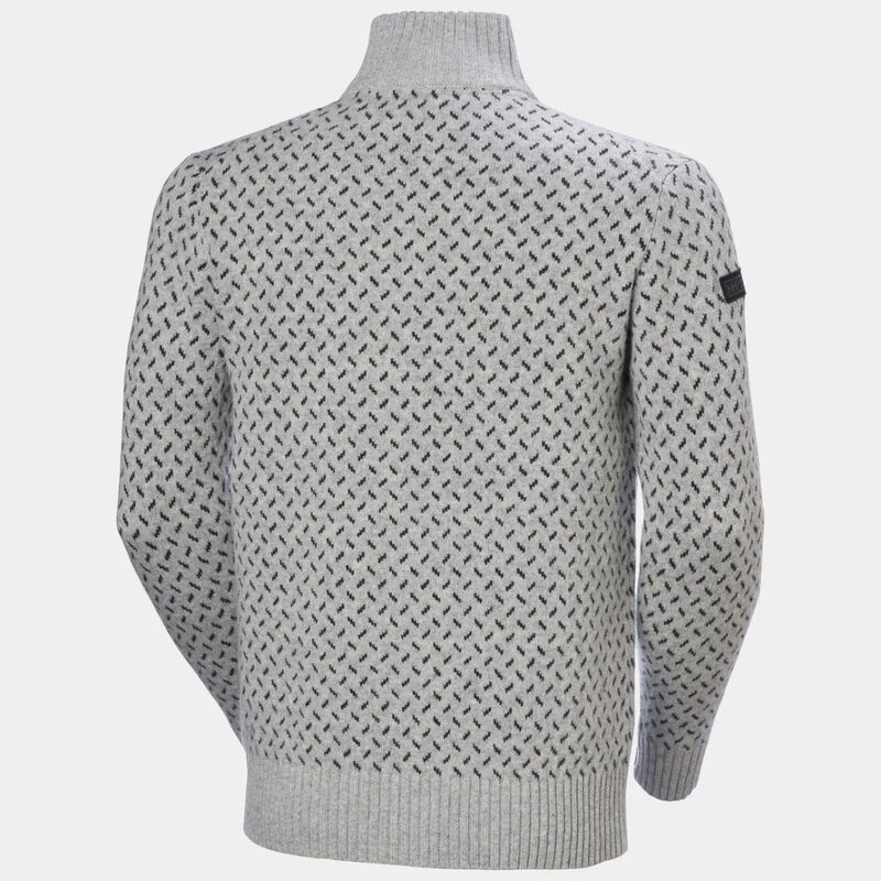 Helly Hansen Arctic Ocean Icelander Wool Knit &frac12; Zip Sweater Mens image number 1