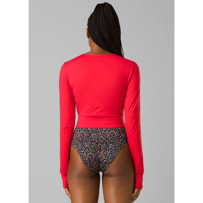 prAna Seleina Long Sleeve Fitted Swim Top Womens image number 2