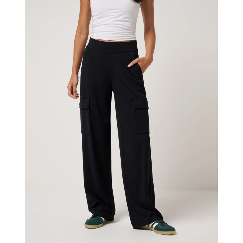 Travis Mathew Friday Doubleknit Utility Wide Leg Pants Womens image number 0