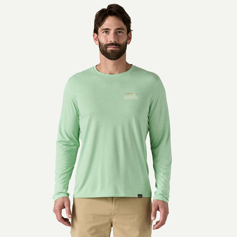 Patagonia Long-Sleeved Capilene® Cool Daily Graphic Shirt Mens image number 2