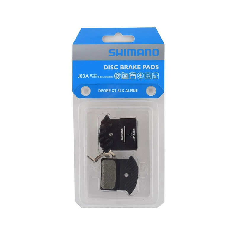 Shimano J03A Resin Disc Brake Pads w/ Cooling Fins image number 0
